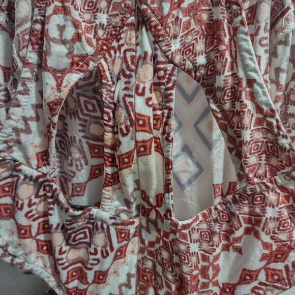 Express Pink Tribal Print Romper Size S - 3FOR$25 - - Picture 4 of 4